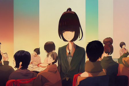 Caption Writers ,Anime style illustrationの素材