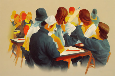 Chemists ,Cartoon illustrationの素材