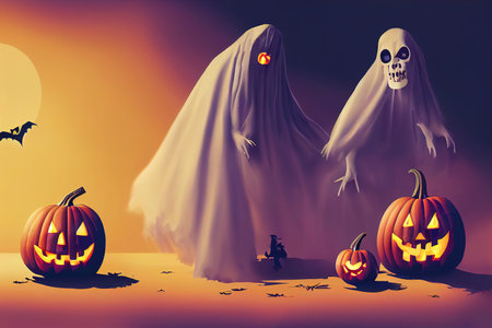Halloween. Monster. Monster design to celebrate Halloween day. Letteredの素材