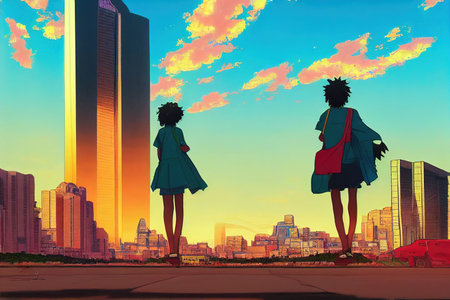 anime NAIROBI KENYA 00 Nairobi is the capital city in Kenya one of the most growing towns in Africa having amongest the most tallest buildings in Africa , Anime style U1 2の素材