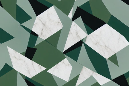 Green white marble wall surface gray pattern graphic abstractの素材