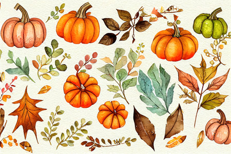 Watercolor autumn wreath frame template: woolen sweaters, cocoa withの素材