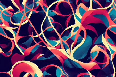 Memphis Pattern, seamless 2d illustratorの素材