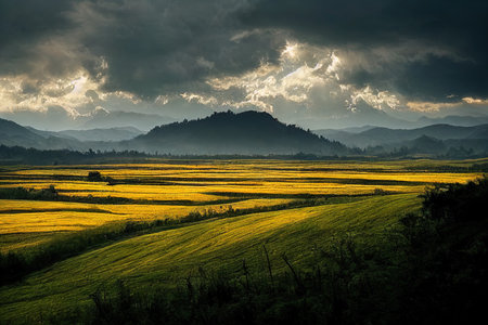 Nature photography, Czechia landscape, beautiful nature.の素材