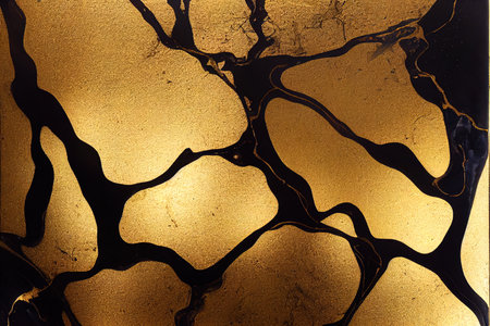 Luxury abstract fluid art painting in alcohol ink technique,の素材