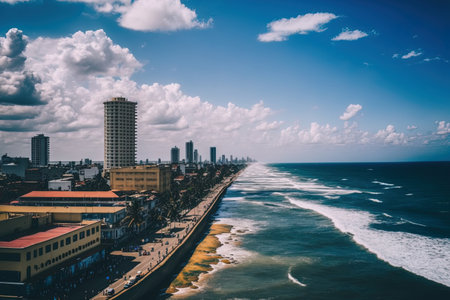 a beautiful day in Colomboの素材