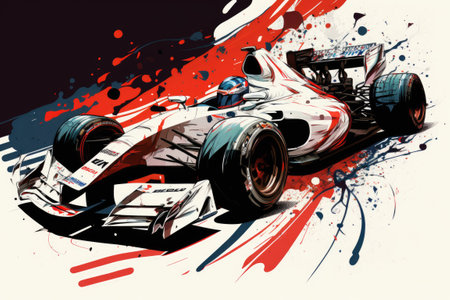 automobile racingの素材