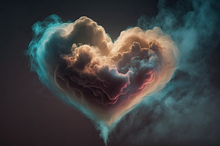smoke forming a heartの素材