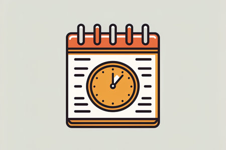 symbol for a timer in educationの素材