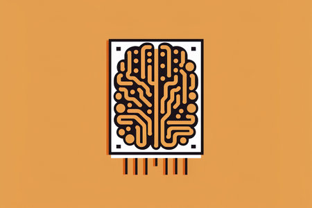 electronic brain symbolの素材