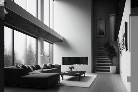 minimalist interior design of a homeの素材