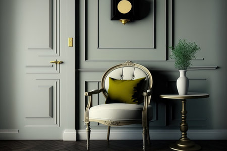 interior with a chairの素材