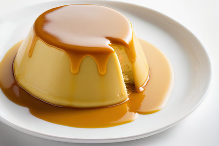 Pudding Sliced with Syrupの素材