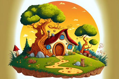 At fantasy land, an insectの素材