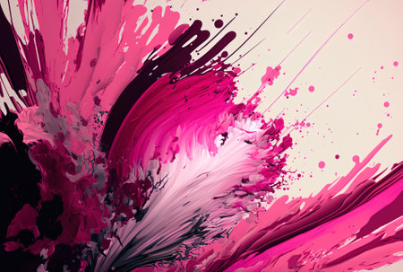 Background in pink abstract mixed paintの素材