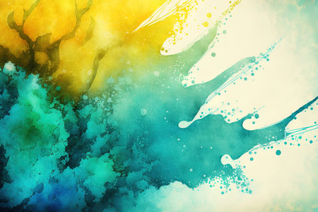 Background with an abstract stain watercolor macro textureの素材