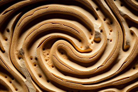 Background with close up top shot of breadの素材