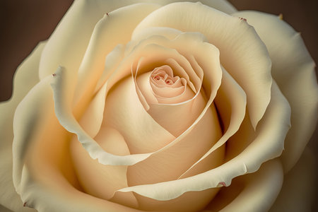 Pale cream pink rose flower head close up macro photographyの素材