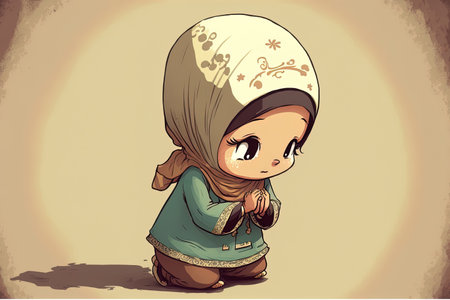 Islamic prayerの素材