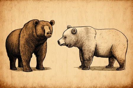 Bear and bullの素材