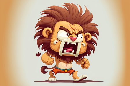 Ranting lionの素材