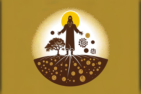 representation of the soil, the seeds, and the sowerの素材