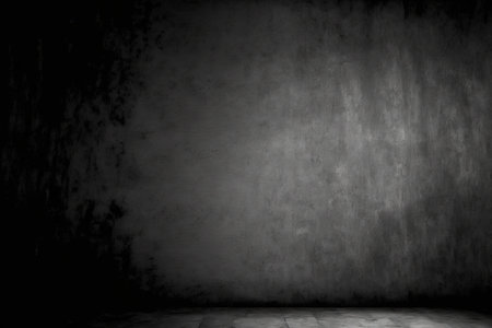 Old gray concrete wall texture for a dark backgroundの素材