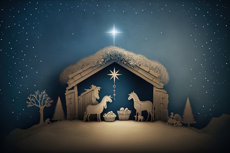 a lovely template for a Christmas backdropの素材