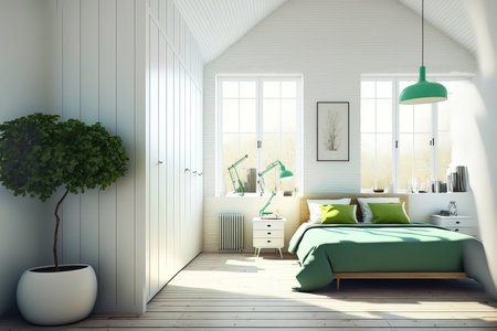 bright, modern interiorの素材