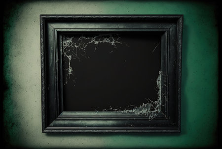 Black frame with grunge stylingの素材