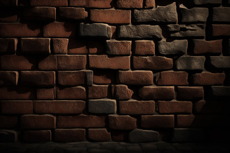 Brick wall texture from the outsideの素材