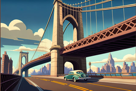 City of New York bridgesの素材