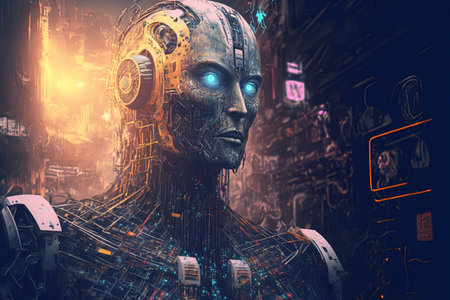 Concept of artificial intelligence (AI)の素材