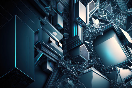 Concept for a futuristic backdropの素材