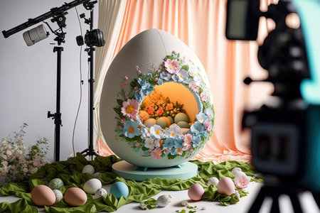 Creating an Easter photo locationの素材