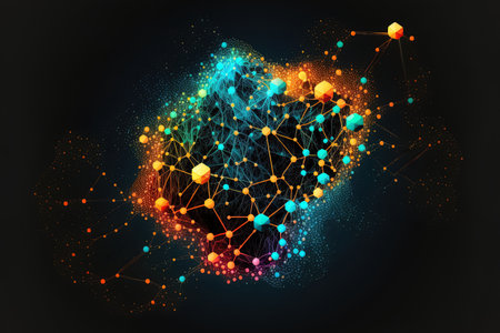 Data, Network, and Communication Icon Conceptの素材