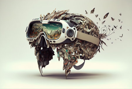 Decomposition of Virtual Reality Glasses Wearerの素材