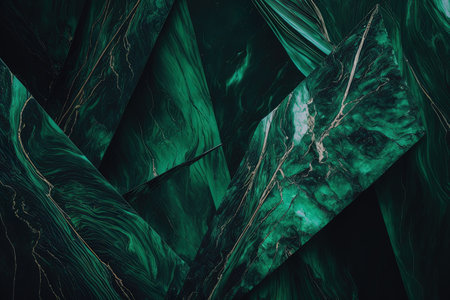 Emerald green handcrafted texture that is abstract. a marble design backdropの素材