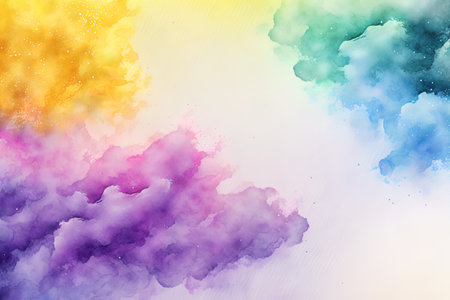 This is a background texture with abstract watercolor shadingの素材