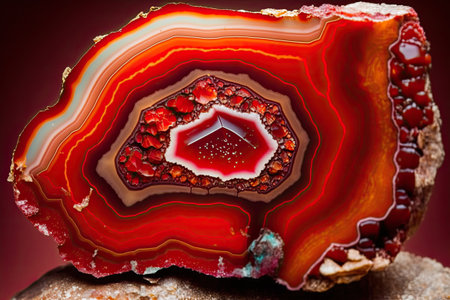 Mineral agate, redの素材