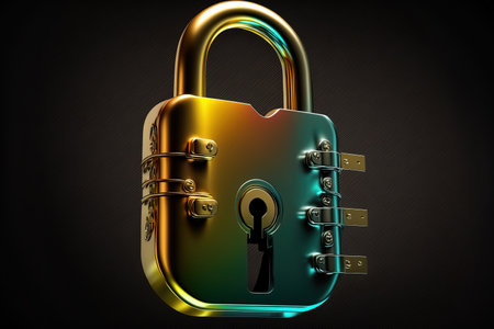 Padlock background security and safety conceptの素材