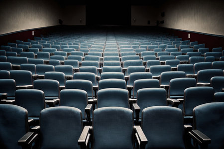 the cinema is desertedの素材