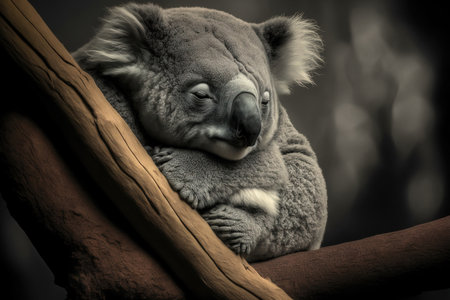 Los Angeles Zoo Sleepy Coalaの素材