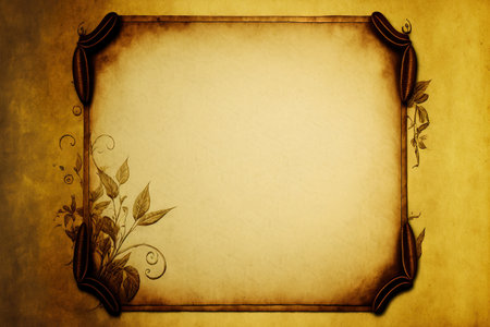 Old, stained paper backdrop texture. crafty scrapbooking itemの素材