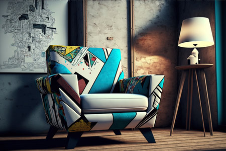 Furniture for a loft living room armchairの素材