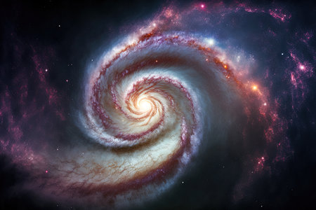 Galaxy in deep space. Beauty of universe.の素材