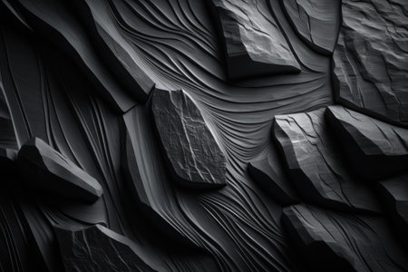 a textured black slate backgroundの素材