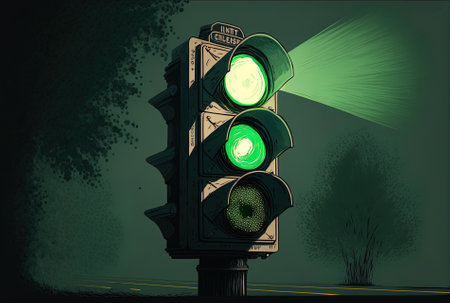 Green lightの素材