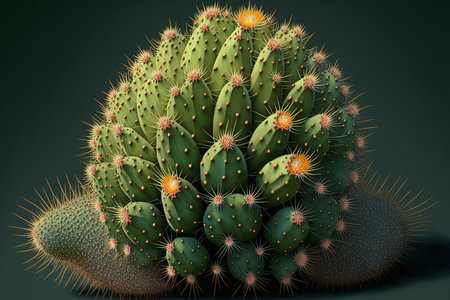 Illustration of a cactusの素材