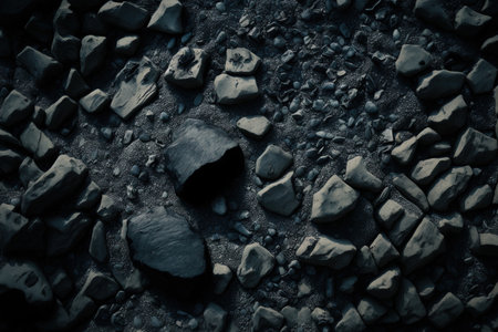 On the ground are gnawed bonesの素材